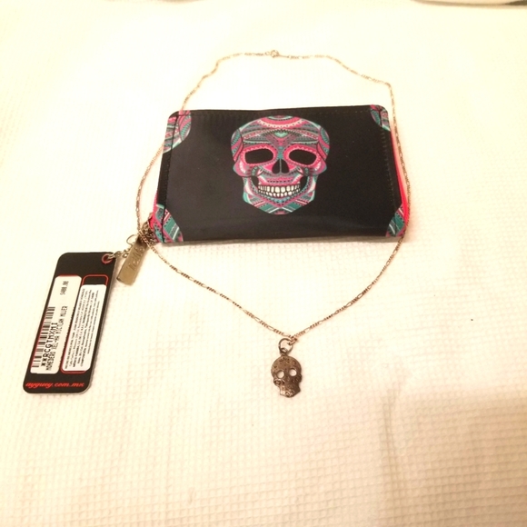 Jewelry - 3 Item Bundle 24 inch925 Silver Necklace With925Silver Charm and NWT Tawi Wallet